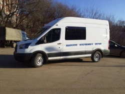 Special vehicle, "Diagnostic laboratory of non-destructive control", on the basis of Ford FCD 310