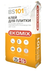 Dry adhesive mixture: for ceramic tiling of various surfaces inside buildings and premises "Tile adhesive" BS 10