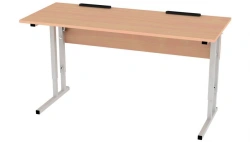 Pupil's desk double adjustable 2-4 p.p.y. with table top inclination angle 504.022