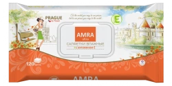 AMRA travel Refreshing wet wipes, PRAGUE 1/120/6