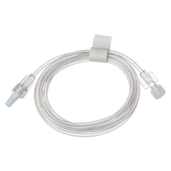 Single-use medical extension cord 1,5x2500 mm, version 2 (with "Luer-lock" male and "Luer-lock" male tip and "Luer-lock" male ti