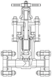 Bellows valve (valve) KZO 0208.080.25-48