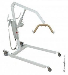 Medical moving and transporting means for patients UPE-DZMO with height change by means of electric drive.