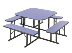 Dining table with bench Model: ??-2, including in a set of "Edelwood" trade mark