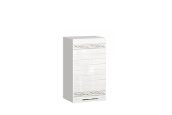 Anastasia Type 3 806 front (White, with straight milling and pattern, handle included )