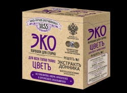 Universal powdered laundry detergent "Krestovnikov Brothers' Plant. Eco powder with extract of melonberry".