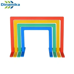 Rectangular coloured climbing bars (set of 4 pcs)
