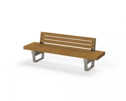 Garden and park furniture: outdoor bench Morton