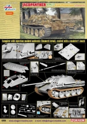 Assembled model Tank Jagdpanther Ausf.G1 Early Production w/Zimmerit