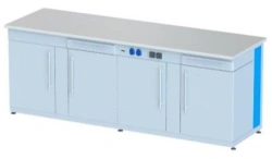 Demonstration table with electrics and bollards SDFT PF