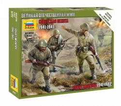 Assembled model "Soviet infantry 1941-43"