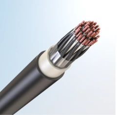 Cable for electrical installations for nominal voltage 300/500V AC with frequency up to 400 Hz, KUVB