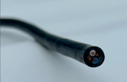 Plastic-insulated power cables for non-stationary laying of KGVV brand