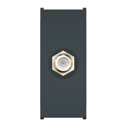 CADUCEUS ALING MODE Flush-mounted aerial socket TV satellite F/F single, 1M, anthracite, art. 6625.?