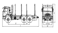 Sorting truck, model 675521-12, on chassis KAMAZ 5350-D5, according to TU 29. 10. 59-002-63119966-2017