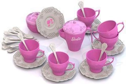 BARBIE tea set (34 items in a box)