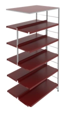 Metal shelving unit 880x570x1752 mm