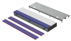 Long jump competition push-off bar