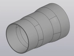 Inlet pipe 1201731XGW02A/ 11.71.076.700.002