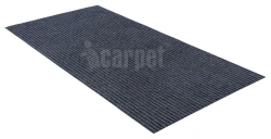 Moisture absorbent icarpet Ribbed 80x120 graphite floor mat