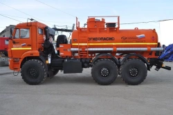 Fuel tanker, UZST brand, type 6619-61 on KAMAZ 5350-D5 chassis