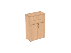 Filing cabinet with niche, medium, wide 800*405*1230 mm ApShSN