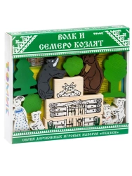 Constructor "Fairy Tales" "The Wolf and the Seven Goats" (28 pieces) Item No. 4534-5