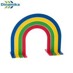 Climbing arches round coloured (set of 4 pcs)