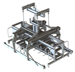 GRIPPER FOR CARRYING AND SPREADING SLEEPERS