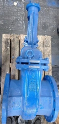Steel wedge gate valve with sliding spindle under drive RN 2,5 MPa DN 300