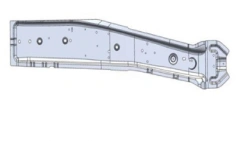 Left-hand tailgate rack A9606415610