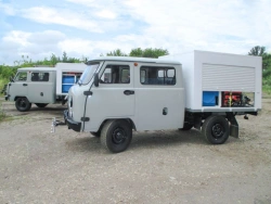 Veterinary disinfection unit VDU-A2 on UAZ chassis