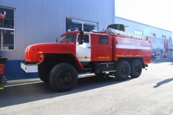 Fire tanker truck ??-8,?-(40-100), type 5881, modification 58813A, on chassis Ural-55571-60, 55571-62, 55571-70, 55571-72, 55571