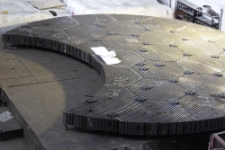 Underfiller for installation in air heaters of blast furnaces