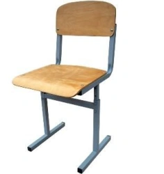 Non-adjustable student chair