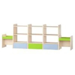 Double-sided shelving unit