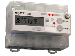 Static electricity meter "Milur 107" TSCYA.411152.006-07 (case 7mTN35)