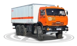 Specialised van truck, mobile explosives warehouse, modification 5782P6 on KAMAZ 5350-D5 chassis