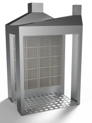 Paint spraying booth OK