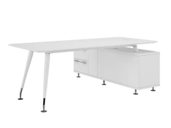 Executive desk with left support cabinet, item No. EMP105SX