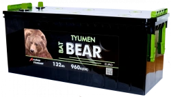 Lead accumulator for starting piston engines 6ST-140VLA "Tyumen BatBEAR"