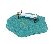 ATM-004 Horizontal gymnastics bench with foot locking