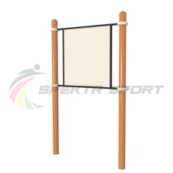 Information stand for taking norms with metal field 1x1 m