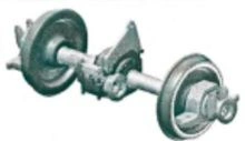 Non-drive wheel pair of special rolling stock 1024D.05.04.000-01