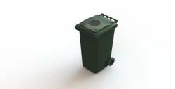 Mobile dustbin 240l Art.24.C29.V/1 (20.802.70.PE; 21.052.70.V/1)