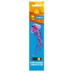 Watercolour pencils "Leo" "Brightly" LBSWP-06 Set of watercolour pencils sharpened 8 x 6 colours.