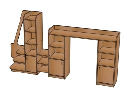 Set of furniture ''Auto-train''/ NIM09