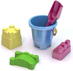 Sand set No. 8 (bucket fortress, large scoop, moulds fortress)