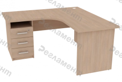 Corner table B1 900-2500x900-2500x650-950mm(WxHxH)