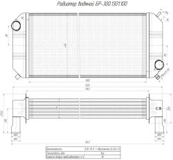 Water radiator BR-300.1301.100